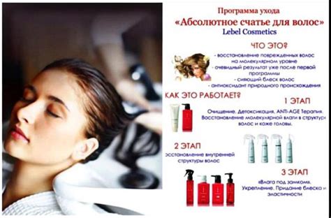 Абсолютное счастье для волос lebel- пошаговая процедура