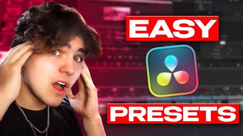 How To Make Use Presets In Davinci Resolve 2024 Beginner S Guide Youtube