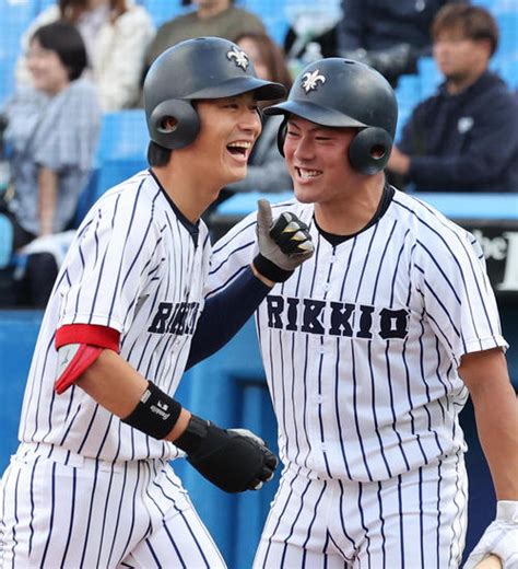 立大が今秋初勝利！4年生が投打で活躍 渡部太陽が初勝利＆安藤碧が初本塁打を含む1試合2発 アマ野球 日刊スポーツ