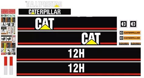 Calcomanías Caterpillar 12h Con Preventivos Originales Meses sin interés