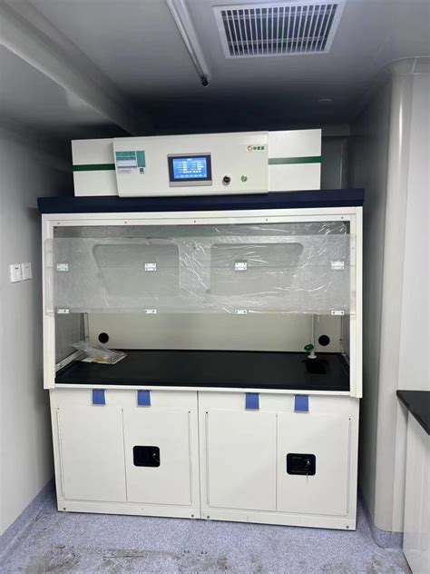 Chemical PP Explosion Proof Laboratory Fume Hood With Base Cabinet Fume