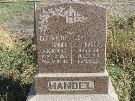 John George Handel Sr 1841 1918 Find A Grave Memorial