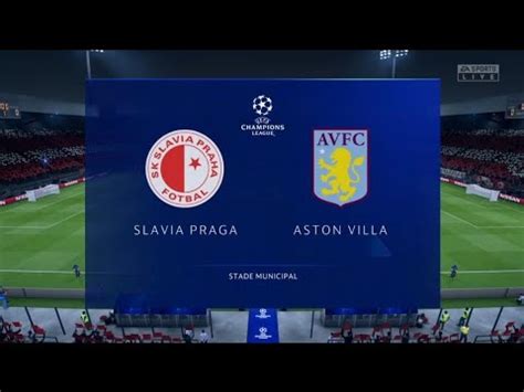 Fifa Slavia Praga X Aston Villa Youtube