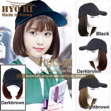 Jual HYO RI WIG TOPI WIG RAMBUT PENDEK MODEL BOB LURUS WANITA LONG