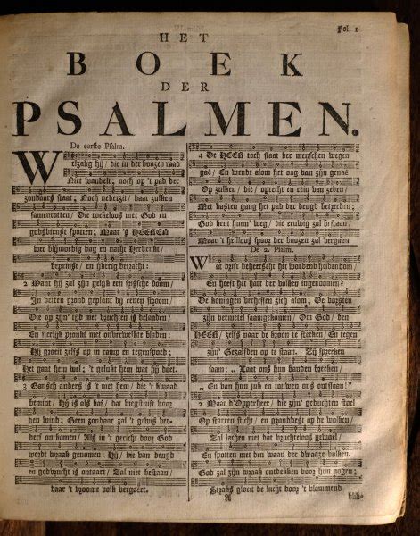 Het Boek Der Psalmen Nevens De Gezangen Bij De Hervormde Kerk Van