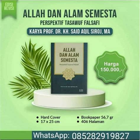 Jual Buku Allah Dan Alam Semesta Perspektif Tasawuf Falsafi Shopee