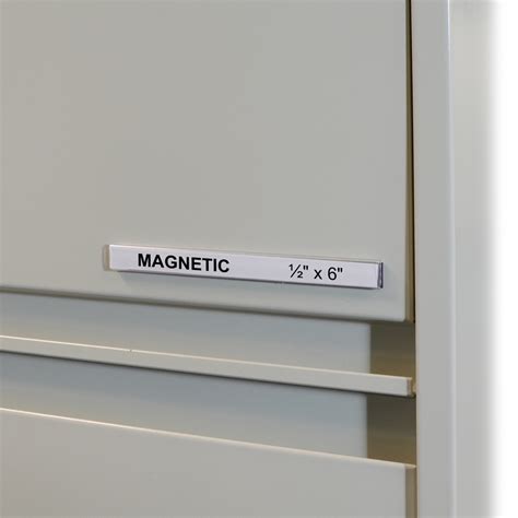 HOL-DEX Magnetic Shelf/Bin Label Holders, 1/2 Inch Magnetic Label ...