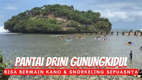 INDAHNYA SEPERTI TANAH LOT BALI Suasana Terkini Pantai Drini Gunung