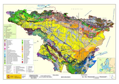 Mapa geológico de la cuenca del Ebro Scoopnest