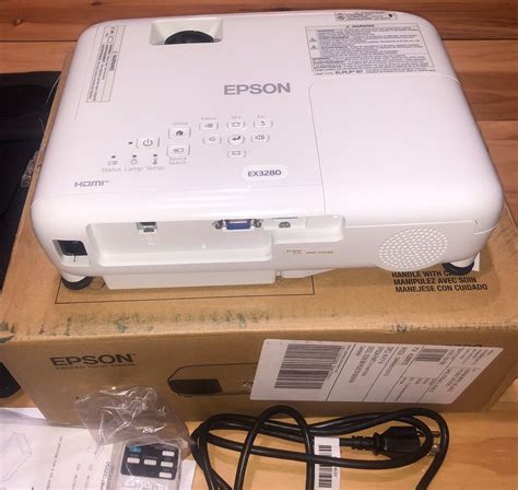 Epson Ex3280 3lcd Xga Projector Bright 3600 Lumens Lcd Hdmi H975a 6485 Hrs Ebay