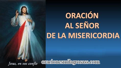 Oraci N Poderosa Al Se Or De La Misericordia