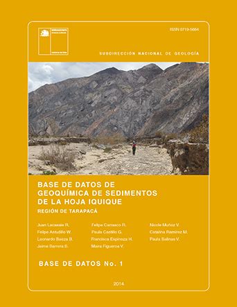 Base De Datos De Geoqu Mica De Sedimentos De La Hoja Iquique Plan