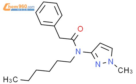 62399 89 7 Benzeneacetamide N hexyl N 1 methyl 1H pyrazol 3 yl CAS号