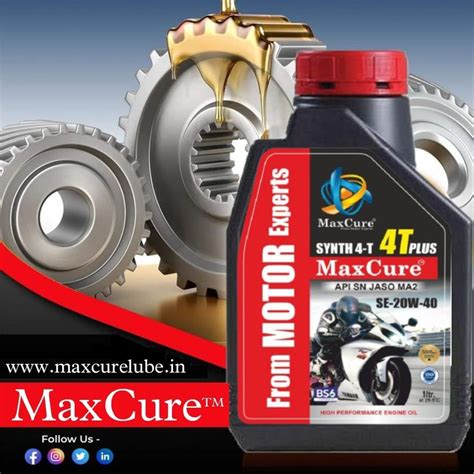 Maxcure Moto T W Sn Motorcycle Engine Oil For Automotive Bottle