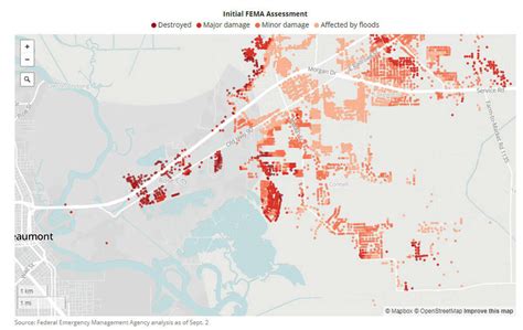 Where Harveys Effects Were Felt The Most In Texas