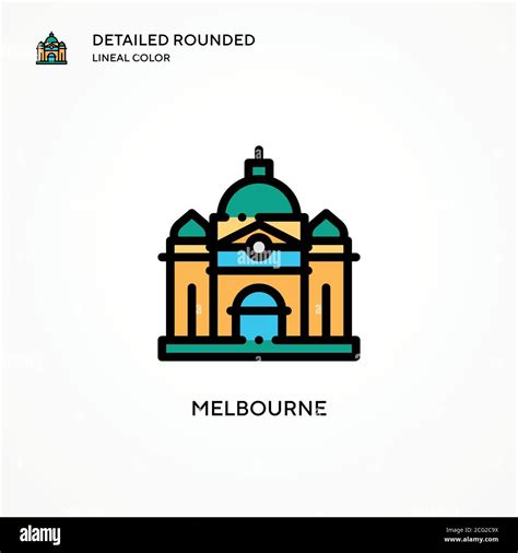 Melbourne Dawn View Stock Vector Images Alamy