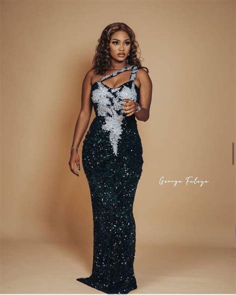 Sequence Material Gown Styles In Nigeria Materials Gown Style