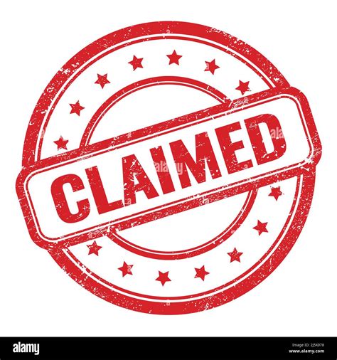 Claimed Stamp Hi Res Stock Photography And Images Alamy