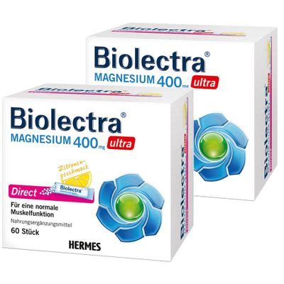 Biolectra Magnesium Ultra Direct Mg Zitrone X St Shop Apotheke