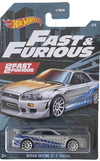 NISSAN SKYLINE GTR R34 HotWheels Fast Furious JDM Brian O Conner Dans