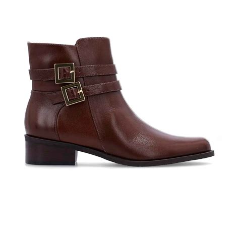 Bota Cano Baixo Luz Da Lua - Bota Cano Baixo Luz da Lua Couro Marrom 52460022 Feminino - Loja Tuka ...