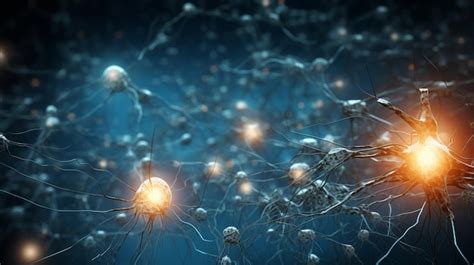 Premium Photo Illustration Of Illuminated Neurons In A Complex Neural