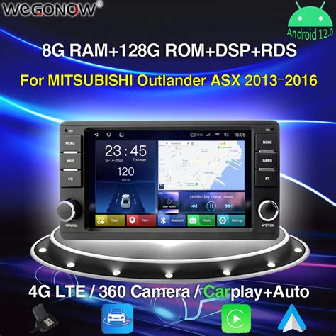 Carplay DSP IPS Android 12 0 8GB 128GB LTE Samochodowy Odtwarzacz DVD