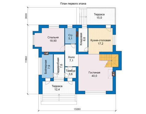 Проект кирпичного дома 48-13 :: Интернет-магазин Plans.ru :: Готовые ...
