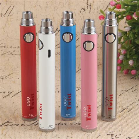 Vape Ecig Ugo Twist Vaporizer 510 Thread Battery Ego C Variable Voltage