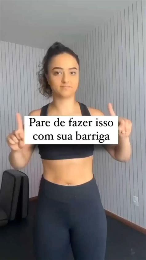 Pare De Fazer Isso Sua Barriga V Deo Treino De Barriga Lisa