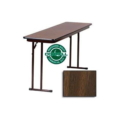 Correll Folding Seminar Table - Laminate - 18"x 72" - Walnut | 257050WL ...