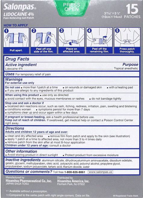 Salonpas Lidocaine Gel Para Aliviar El Dolor Parches Yaxa Colombia