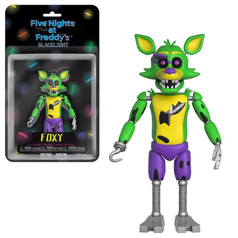 Five Nights At Freddys 5 Inch Action Figure Blacklight Foxy Gamestop