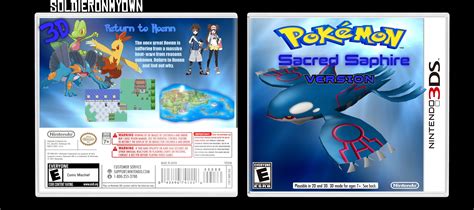 Viewing Full Size Pokemon Sacred Sapphire Version Box Cover