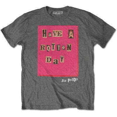 Sex Pistols Rotten Day Gris T Shirt Nouveau Et Officiel Ebay