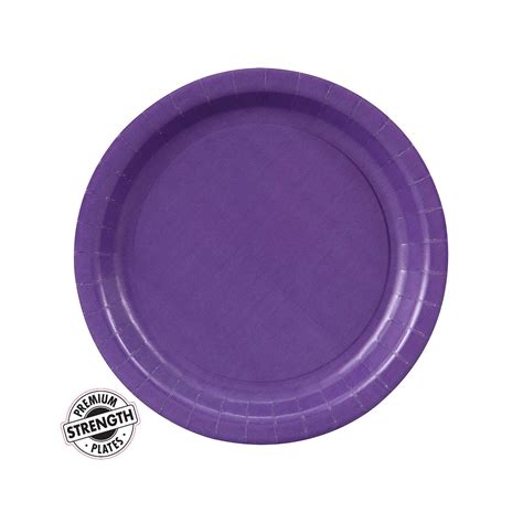 Perfect Purple Purple Paper Dessert Plates