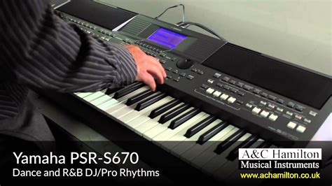 Yamaha PSR S670 Keyboard A C Hamilton YouTube