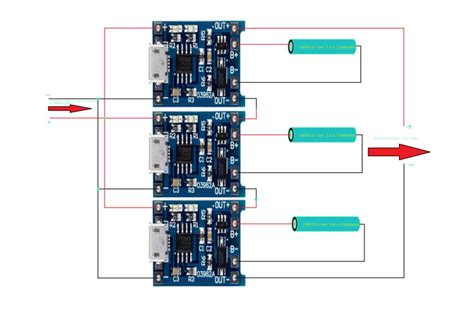 Tp4056 схема включения