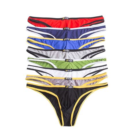 8PCS Lot Men Modal Soft Briefs Cueca Underwear Covered Edge Briefs Man