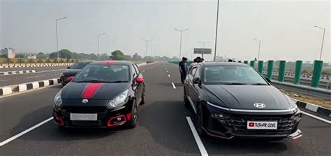 Tuned Fiat Abarth Punto Vs Hyundai Verna Turbo Drag Race