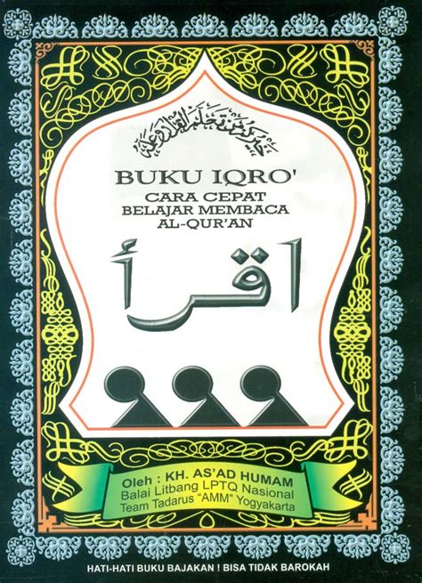 Jual Buku Iqro Cara Cepat Belajar Membaca Al Quran Karya Asad Humam