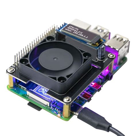 Buy Raspberry Pi 4B Cooling Fan Raspberry Pi Cooler, Raspberry Pi RGB ...