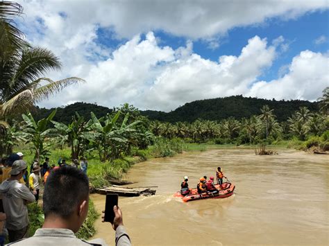 Tim Sar Cari Warga Tolitoli Yang Hanyut Di Sungai