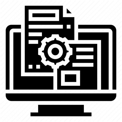 Computer Data Information Research System Icon Download On Iconfinder