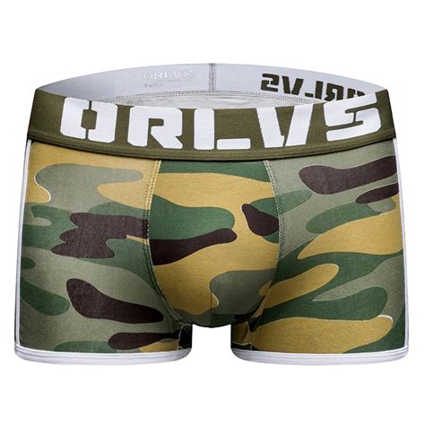 Orlvs Brand Male Panties Breathable Boxers Cotton Men Underwear U