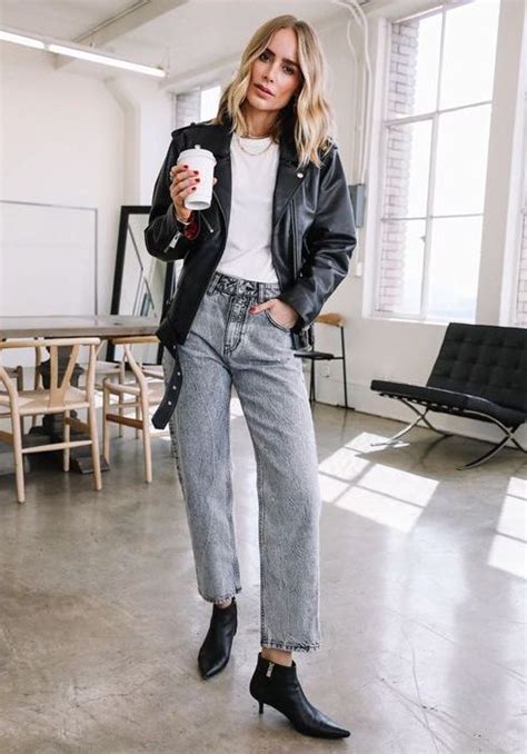 25 Coolest Grey Jeans Outfits For Spring Styleoholic