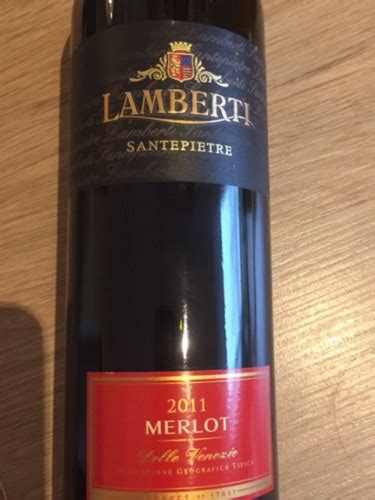 Lamberti Santepietre Merlot Delle Venezie Vivino