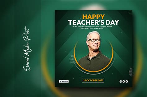 Teachers Day Social Media Post Graphic By Rsgraphicpoint · Creative Fabrica