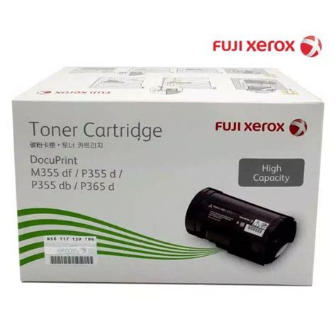 Jual Black Toner For Fuji Xerox Docuprint M355df P355d Fuji Xerox