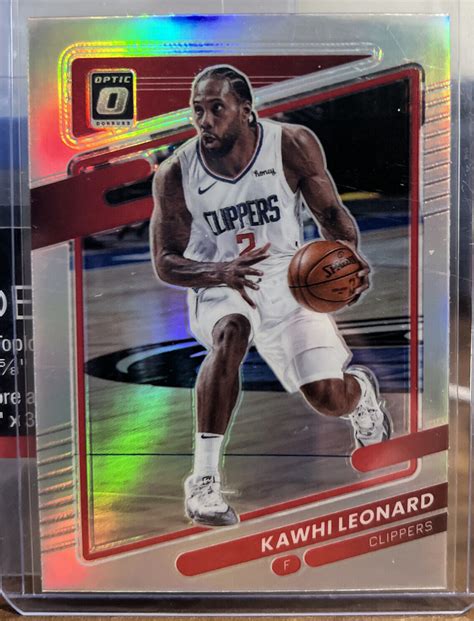 Kawhi Leonard Donruss Optic Silver Holo Prizm Los Angeles